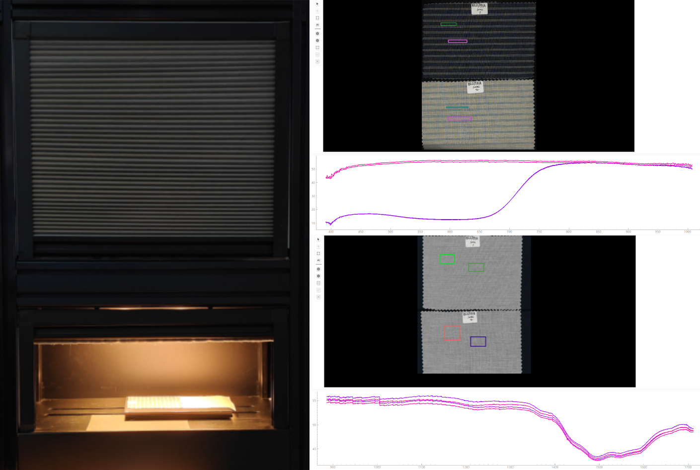 采集布料HL27191A高光谱数据
