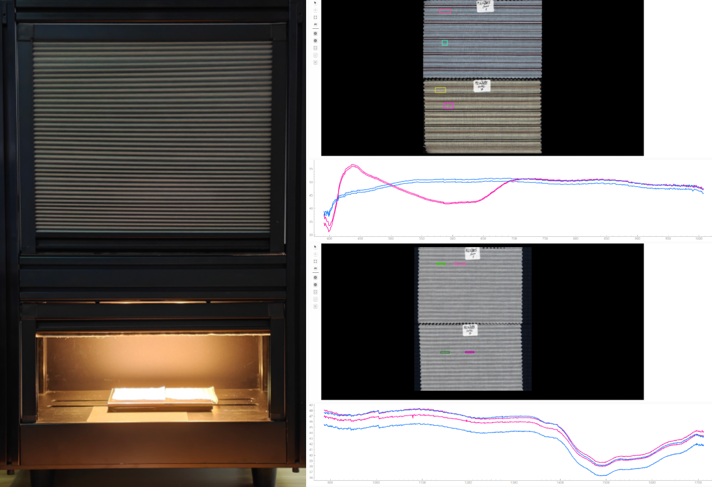 采集布料HL27185高光谱数据